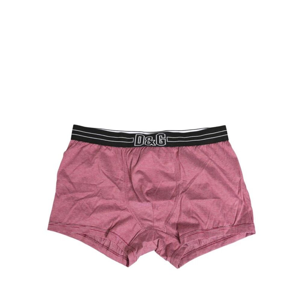 Dolce & Gabbana Pink D&G Logo Cotton Regular Boxer Men's Underwear